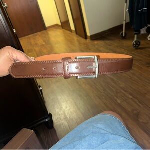 Men's Brown Leather Belt